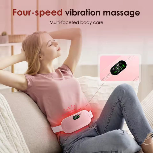 Massageador Elétrico Para Cólicas Menstruais Com Aquecimento